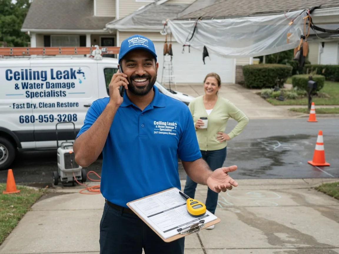 Ceiling Leak Cleanup Avoca, TX FAQs